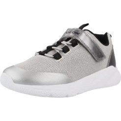 Buty GEOX J66FWE 0EWNF Szary. Szare buty turystyczne Geox, bez wzorów, z syntetyku, bez zapięcia, na fitness i siłownię. Za 192.99 zł.