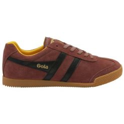 Sneakersy Gola Harrier. Czarne buty sportowe casual Gola, bez wzorów, bez zapięcia. Za 413.50 zł.
