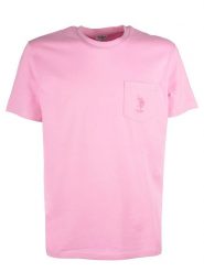 U.S. Polo Assn. Koszulka w kolorze jasnoróżowym rozmiar: M. Różowe bezrękawniki U.S. Polo Assn., m, bez wzorów, z bawełny, bez kołnierzyka, bez ramiączek. Za 84.01 zł.