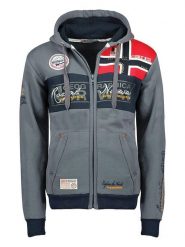 Geographical Norway Bluza "Flyer" w kolorze szarym rozmiar: S. Szare bluzy Geographical Norway, s, bez wzorów, bez kaptura. Za 104.39 zł.