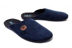 ADANEX LEL1 LEO 26856 GR/CZ granatowy/czarny, kapcie/klapki męskie. Niebieskie klapki Adanex. Za 71.99 zł.