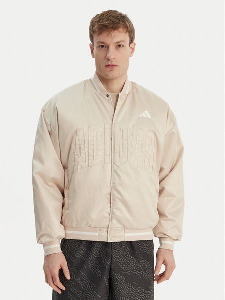 Adidas Kurtka bomber Stadium KE6211 Beżowy Loose Fit. Brązowe kurtki Adidas, m, bez wzorów, z syntetyku, bez kaptura. Za 528.99 zł.
