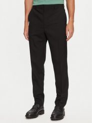 AMI PARIS Spodnie materiałowe HTR013.WV0044 Czarny Regular Fit. Czarne spodnie materiałowe AMI PARIS, m, bez wzorów, z materiału. Za 879.99 zł.