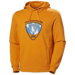 Bluza z kapturem Helly Hansen Arctic Ocean 2.0. Żółte bluzy z kapturem Helly Hansen, m, bez wzorów, z bawełny, z kapturem. Za 494.00 zł.