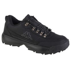 Buty do chodzenia męskie, Kappa Murray. Czarne buty sportowe casual Kappa, bez wzorów, bez zapięcia. W wyprzedaży za 159.00 zł.