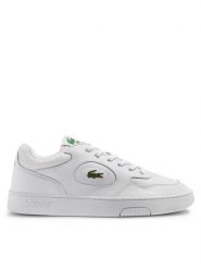 Lacoste Sneakersy Lineset 746SMA0045 Biały. Białe buty sportowe casual LACOSTE, bez wzorów, ze skóry, bez zapięcia. Za 269.99 zł.