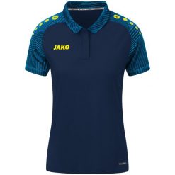 Polo Jako Performance. Niebieskie koszulki polo JAKO, bez wzorów, bez kołnierzyka, bez ramiączek, do piłki nożnej. W wyprzedaży za 176.95 zł.