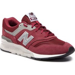 Sneakersy NEW BALANCE - CM997HCD Bordowy. Czerwone buty sportowe casual marki New Balance, z materiału. Za 369.99 zł.