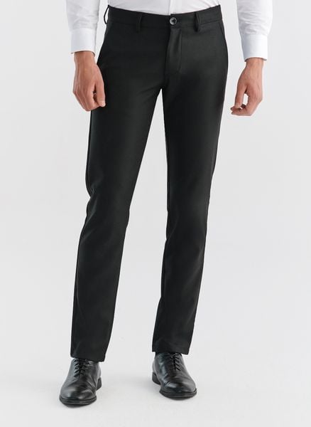 PAKO LORENTE – Spodnie męskie czarne P22WF-WX-003-C-0. Czarne eleganckie spodnie Pako Lorente, na co dzień, l, z elastanu, casualowe. Za 149.99 zł.