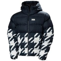 Kurtka puchowa Helly Hansen Oslo Graphic. Niebieskie kurtki Helly Hansen, bez wzorów, z materiału, bez kaptura. Za 1,217.50 zł.