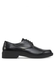 BOSS Półbuty Ronnin 50536164 Czarny. Czarne eleganckie półbuty Boss, bez wzorów, ze skóry, bez obcasa, bez zapięcia. Za 589.99 zł.