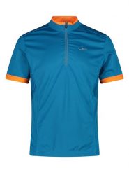 CMP Koszulka kolarska w kolorze niebieskim rozmiar: 46. Niebieskie t-shirty sportowe CMP, bez wzorów, z materiału, bez ramiączek, rowerowe. Za 76.26 zł.