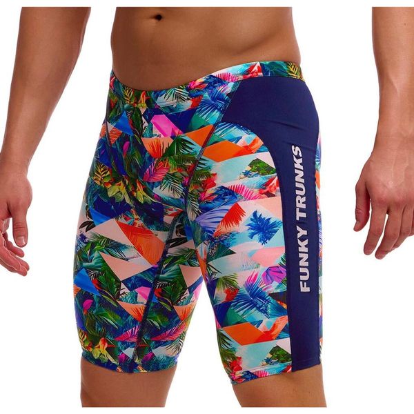 Spodenki do pływania Jammery Funky Trunks Palm Prism. Odzież kąpielowa Funky Trunks, l, bez wzorów, sportowe. Za 219.00 zł.