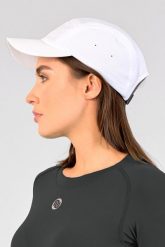 Czapka z daszkiem do biegania Unisex Nessi Sportswear. Białe czapki z daszkiem NESSI SPORTSWEAR, bez wzorów, z elastanu. Za 279.00 zł.