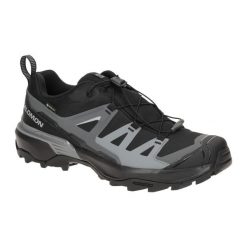 Buty trekkingowe męskie Salomon Ultra 360 Gtx Gore-tex. Czarne buty turystyczne Salomon, bez wzorów, z gore-texu, bez zapięcia. Za 529.00 zł.