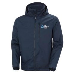 Kurtka wodoodporna Helly Hansen The Ocean Race. Niebieskie kurtki Helly Hansen, xl, bez wzorów, z polaru, bez kaptura. Za 709.50 zł.