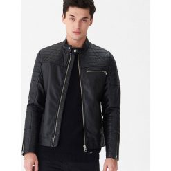 Kurtka biker z eco skóry - Czarny. Kurtki marki House. Za 249.99 zł.