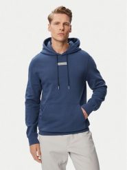 Calvin Klein Bluza LV04RG276G Granatowy Regular Fit. Niebieskie bluzy CALVIN KLEIN, m, bez wzorów, z bawełny, bez kaptura. Za 409.99 zł.