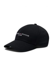 Tommy Hilfiger Czapka z daszkiem Th Established Cap AM0AM07352 Czarny. Czarne czapki z daszkiem Tommy Hilfiger, bez wzorów, z materiału. Za 139.99 zł.