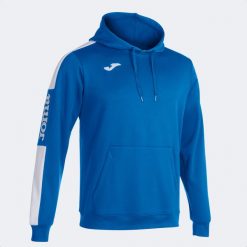 Bluza do piłki nożnej męska Joma Championship IV. Białe bluzy z kapturem Joma, m, z aplikacjami, z materiału. Za 176.35 zł.