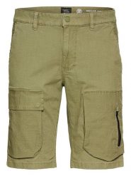Camel Active Bojówki - Regular fit - w kolorze zielonym rozmiar: W32. Zielone joggery i bojówki Camel Active, bez wzorów, z bawełny. Za 145.26 zł.