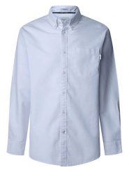 Pepe Jeans Koszula "Andrew" w kolorze błękitnym rozmiar: M. Niebieskie koszule Pepe Jeans, m, bez wzorów, z bawełny, bez kołnierzyka, bez ramiączek. Za 181.45 zł.