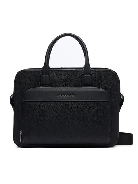 Tommy Hilfiger Torba na laptopa Th Central Slim Computer Bag AM0AM14730 Czarny. Czarne torby na laptopa Tommy Hilfiger. Za 749.99 zł.