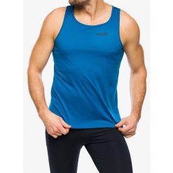 Koszulka do biegania męska Inov-8 Performance Vest. Niebieskie buty do biegania Inov-8, bez wzorów, bez zapięcia, do biegania. Za 167.99 zł.