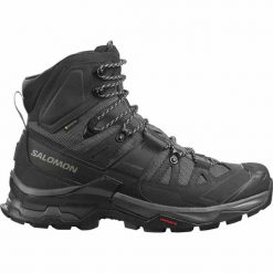 Buty trekkingowe męskie Quest 4 GTX. Czarne trekkingi Salomon, bez wzorów, bez zapięcia. Za 999.99 zł.