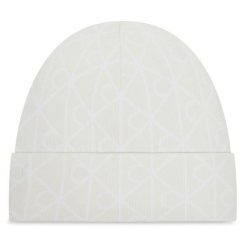 Czapka Calvin Klein. Brązowe czapki zimowe CALVIN KLEIN, bez wzorów. Za 169.99 zł.
