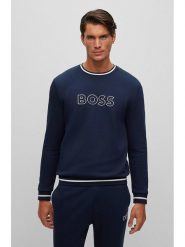Hugo Boss Underwear Bluza w kolorze granatowym rozmiar: XL. Niebieskie bluzy Hugo Boss Underwear, xl, bez wzorów, z bawełny, bez kaptura. Za 243.84 zł.