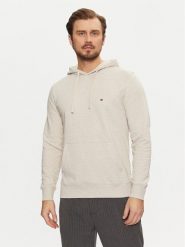 Tommy Hilfiger Bluza Essential MW0MW37235 Beżowy Regular Fit. Brązowe bluzy Tommy Hilfiger, m, bez wzorów, z bawełny, bez kaptura. Za 259.99 zł.