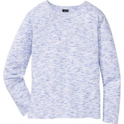 Shirt melanżowy, długi rękaw Regular Fit bonprix biało-ciemnoniebieski melanż. Bluzki z długim rękawem marki ASICS. Za 44.99 zł.
