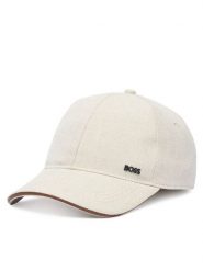 BOSS Czapka z daszkiem 50562788 Biały. Białe czapki z daszkiem Boss, bez wzorów, z bawełny. Za 279.99 zł.