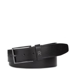 Pasek Męski Tommy Hilfiger. Czarne paski Tommy Hilfiger, bez wzorów. Za 79.99 zł.