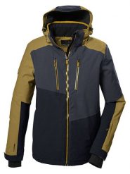 Killtec Kurtka funkcyjna "KSW 70" w kolorze czarno-szaro-oliwkowym rozmiar: XL. Brązowe kurtki outdoor i hardshell KILLTEC, m, bez wzorów, bez kaptura. Za 398.77 zł.