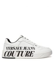 Versace Jeans Couture Sneakersy 80YA3SJ5 Biały. Białe buty sportowe casual Versace Jeans Couture, bez wzorów, z jeansu, bez zapięcia. Za 929.99 zł.