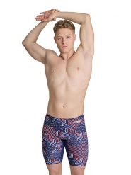 Arena Kąpielówki w kolorze granatowym rozmiar: 6. Niebieskie kąpielówki Arena, bez wzorów, z materiału. Za 108.99 zł.