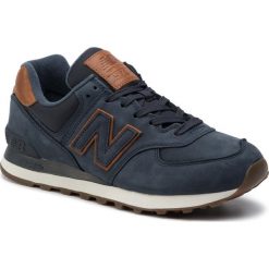 Sneakersy NEW BALANCE - ML574NBD Granatowy. Niebieskie buty sportowe casual New Balance, bez wzorów, z materiału, bez zapięcia. Za 399.00 zł.