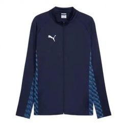 Bluza piłkarska męska Puma TeamLIGA26. Niebieskie bluzy z kapturem Puma, m, bez wzorów, z materiału, z kapturem. Za 326.00 zł.