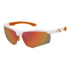 Okulary przeciwsłoneczne męskie Polaroid PLD 7055/S. Białe okulary przeciwsłoneczne Polaroid. Za 409.99 zł.