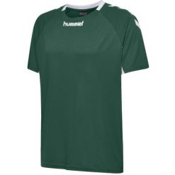 Koszulka sportowa z krótkim rękawem męska Hummel Core Team Jersey S/S. Białe t-shirty sportowe Hummel, bez wzorów, z jersey, bez ramiączek, do piłki nożnej. Za 37.00 zł.