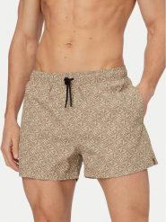 EA7 Emporio Armani Szorty kąpielowe 7M001677 AF21249 M6233 Beżowy Regular Fit. Brązowe kąpielówki EA7 Emporio Armani, m, bez wzorów, z syntetyku. Za 329.99 zł.