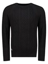 Geographical Norway Sweter "Fresh" w kolorze czarnym rozmiar: XXL. Czarne swetry nierozpinane Geographical Norway, xxl, bez wzorów, z bawełny, bez kołnierzyka, bez ramiączek. Za 104.89 zł.