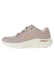 Skechers Sneakersy "Arch Fit 2.0" w kolorze szarobrązowym rozmiar: 46. Brązowe buty sportowe casual Skechers, bez wzorów, bez zapięcia. Za 228.38 zł.
