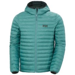 Kurtka z kapturem Helly Hansen Sirdal. Zielone kurtki Helly Hansen, xl, bez wzorów, z poliesteru, z kapturem. Za 601.50 zł.