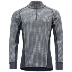 Devold Bluzka Męska Vaksvik Man Zip Neck, Glacier, Xl. Szare bielizna termoaktywna marki Devold, z wełny, z długim rękawem. Za 389.00 zł.