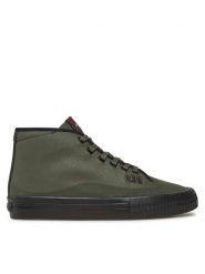 Globe Sneakersy Gillette Mid GBGILLM Khaki. Brązowe buty sportowe casual Globe, bez wzorów, z materiału, bez zapięcia. Za 409.99 zł.