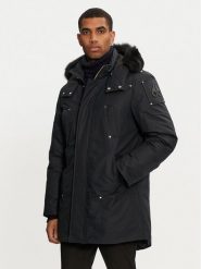 Moose Knuckles Kurtka zimowa M32MP261SX Granatowy Regular Fit. Niebieskie kurtki Moose Knuckles, na zimę, l, bez wzorów, z bawełny, bez kaptura. Za 4,199.00 zł.