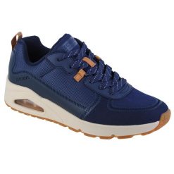 Buty sportowe Sneakersy męskie, Skechers Uno-Layover. Niebieskie buty sportowe casual Skechers, bez wzorów, bez zapięcia. Za 359.99 zł.
